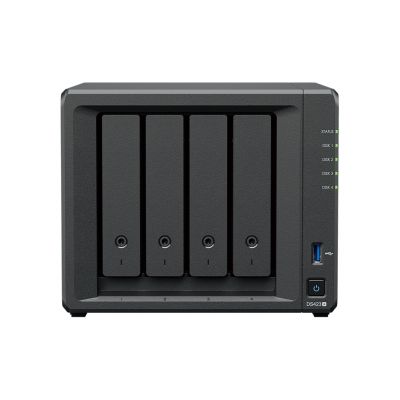 Synology | Tower NAS | DS423+ | Intel Celeron | J4125 | Processor frequency 2.7 GHz | 2 GB | DDR4