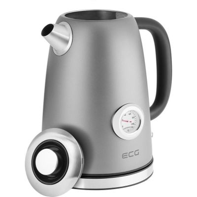 ECG RK 1700 Magnifica Antracito Electric kettle, 1.7L, Stainless steel