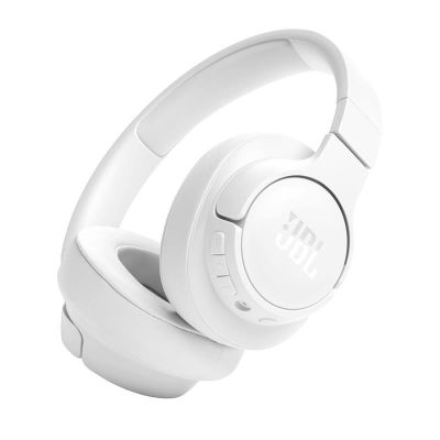 Juhtmevabad kõrvaklapid JBL T720, üle kõrva valge