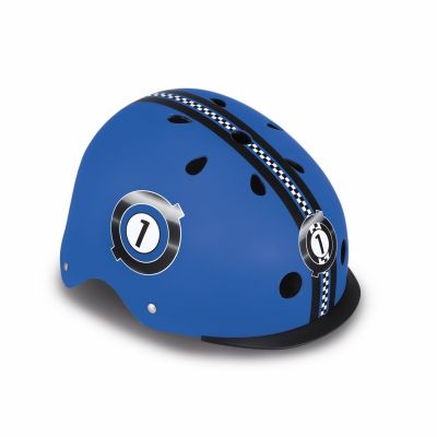 Globber | Dark blue | Helmet  Elite Lights Racing, XS/S (48-53 cm) | 507-300