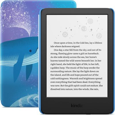 Amazon Kindle Kids 11th Gen 16GB WiFi, space whale/sinine