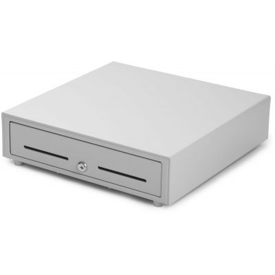 410 mm cash drawer 4B/8C 410 x 415 x 100 mm - White