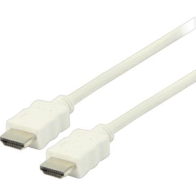Valueline HDMI 1.4 A otsik- otsik kilekotis valge 2m EOL