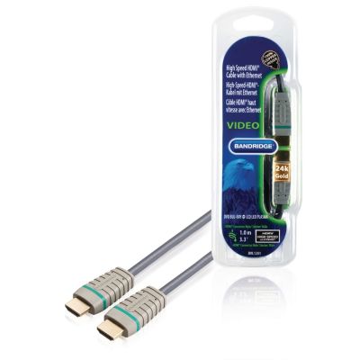 EOL Bandridge BVL1201 HDMI 1.4 A otsik- otsik 1m