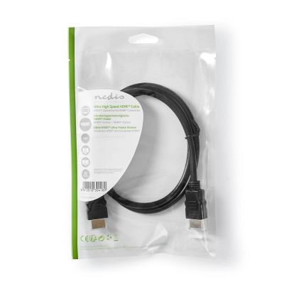 Kaabel HDMI A otsik - otsik 2.1 1m, kilekotis