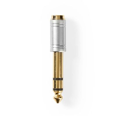 Adapter Nedis 6.35mm otsik - 3.5mm pesa kullatud