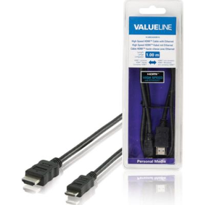 Videokaabel HDMI A otsik - HDMI mini otsik, 1m EOL