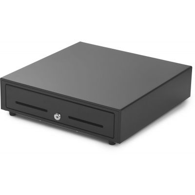 410 mm cash drawer 4B/8C 410 x 415 x 100 mm - Black
