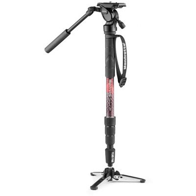 Manfrotto üksjalg Element MII Video MVMELMIIA4LIVE, punane