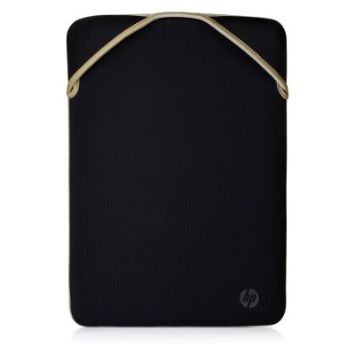 HP 15.6 Reversible Sleeve  Black, Gold