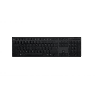 Lenovo | Professional Wireless Rechargeable Keyboard | Keyboard | Wireless | Estonian | Grey | Scissors switch keys