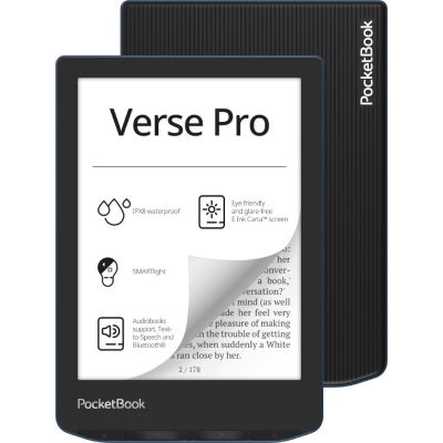 PocketBook e-luger Verse Pro 6" 16GB, sinine