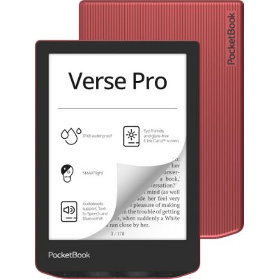 PocketBook e-luger Verse Pro 6" 16GB, punane