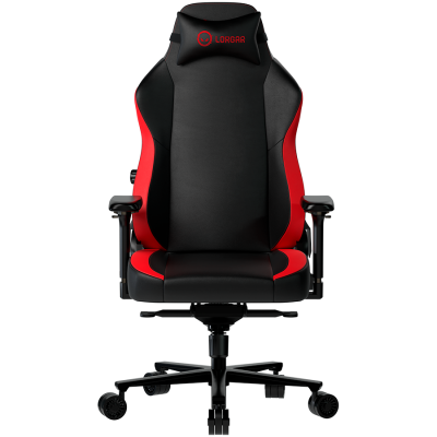LORGAR Embrace 533, Gaming chair, PU eco-leather, 1.8 mm metal frame, multiblock mechanism, 4D armrests, 5 Star aluminium base, Class-4 gas lift, 75mm PU casters, Black + red