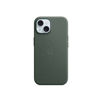Apple | iPhone 15 FineWoven Case with MagSafe | Evergreen | Protective cover