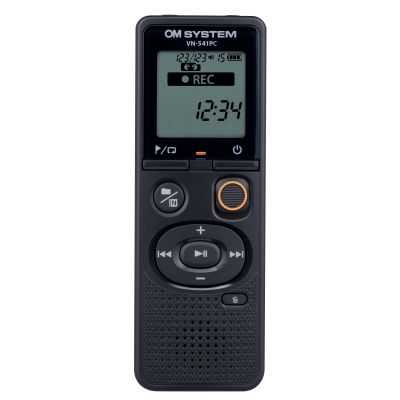 Olympus | Digital Voice Recorder (OM branded) | VN-541PC | Black | Segment display 1.39' | WMA