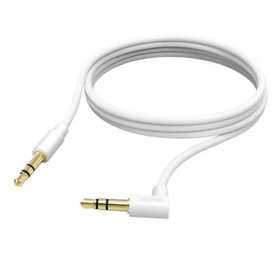 Kaabel Hama 3,5mm-3,5mm 90 1m, valge