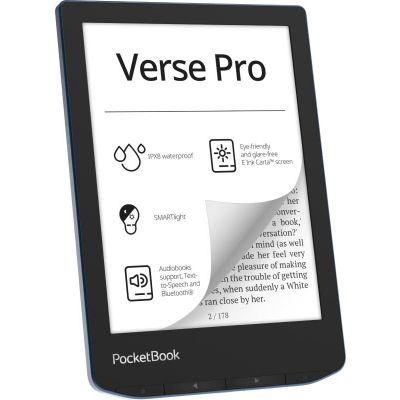 E-Reader|POCKETBOOK|Verse Pro|6"|1072x1448|1xUSB-C|Wireless LAN|Bluetooth|Azure|PB634-A-WW