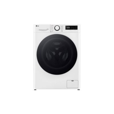 LG | F2DR509S1W | Washing machine with dryer | Energy efficiency class A | Front loading | Washing capacity 9 kg | 1200 RPM | Depth 47.5 cm | Width 60 cm | Display | Rotary knob + LED | Drying system
