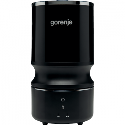 Gorenje | H08WB | Air Humidifier | Humidifier | 22 W | Water tank capacity 0.8 L | Suitable for rooms up to 15 m | Ultrasonic technology | Black