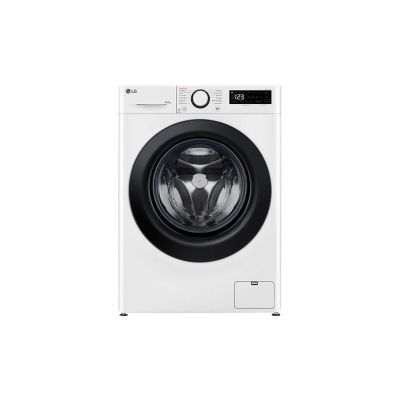 LG | Washing machine with dryer | F4DR509SBW | Energy efficiency class A | Front loading | Washing capacity 9 kg | 1400 RPM | Depth 55 cm | Width 60 cm | Display | Rotary knob + LED | Drying system |