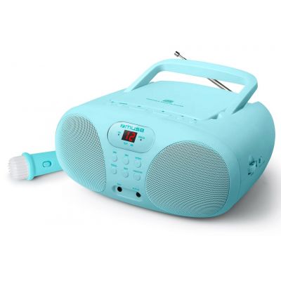 Muse | MD-203 KB | Portable Sing-A-Long Radio CD Player | AUX in | CD player | FM radio