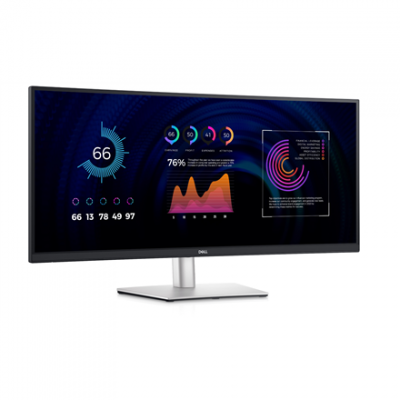 Dell | Monitor | P3424WE | 34 " | IPS | 21:9 | 60 Hz | 5 ms | 300 cd/m | HDMI ports quantity 1 | Black