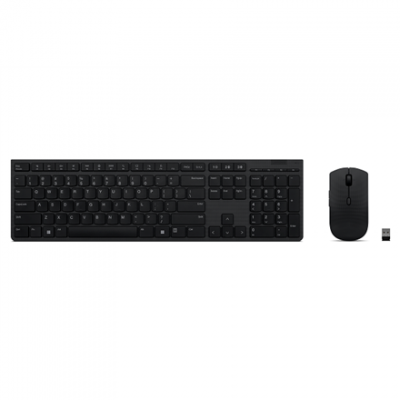 Lenovo | Professional Wireless Rechargeable Keyboard and Mouse Combo (Lithuanian) | Keyboard and Mouse Set | Wireless | Mouse included | Lithuanian | Bluetooth | Grey | Wireless connection