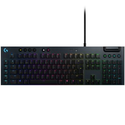 LOGITECH G815 Corded LIGHTSYNC Mechanical Gaming Keyboard - CARBON - NORDIC - TACTILE