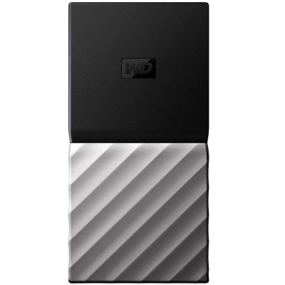 WD My Passport 256GB External SSD, USB 3.1 Gen2, Read/Write: 540 / 540 MB/s, cable: Type-C to Type-C, USB Type-C to Type-A adaptor