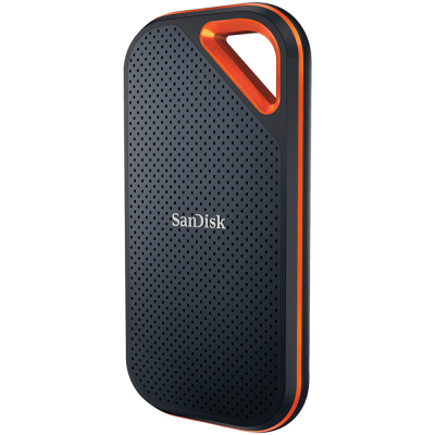 SanDisk Extreme PRO 2TB Portable SSD - Read/Write Speeds up to 2000MB/s, USB 3.2 Gen 2x2, Forged Aluminum Enclosure, 2-meter drop protection and IP55 resistance, EAN: 619659181314