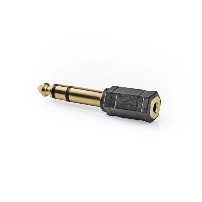 Adapter Nedis 6,35mm otsik- 3,5mm pesa, kullatud
