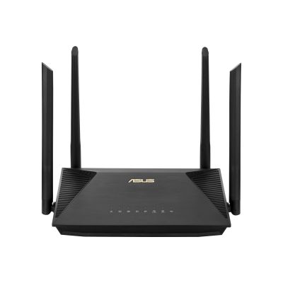 Wireless AX1800 Dual Band Gigabit Router, UK | RT-AX53U | 1201+600 Mbit/s | Ethernet LAN (RJ-45) ports 4 | Mesh Support No | MU-MiMO Yes | No mobile broadband | Antenna type  External antenna x 4 | 3