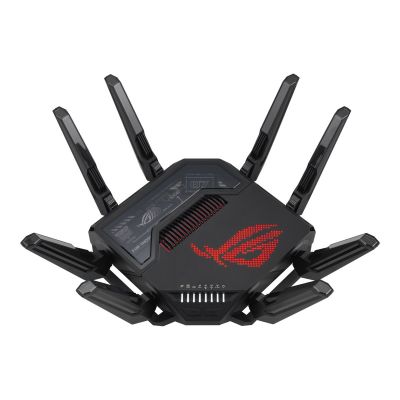Asus | Quad-band Gaming Router (EU+UK) | ROG Rapture GT-BE98 | 802.11ax | 10/100/1000 Mbit/s | Ethernet LAN (RJ-45) ports 1 | Mesh Support Yes | MU-MiMO Yes | 5G | Antenna type External | 1 x USB 3.2