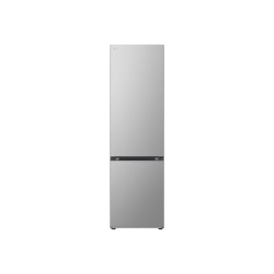 LG | Refrigerator | GBV3200DPY | Energy efficiency class D | Free standing | Combi | Height 203 cm | No Frost system | Fridge net capacity 277 L | Freezer net capacity 110 L | Display | 35 dB | Silve