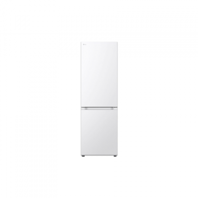 LG | Refrigerator | GBV3100DSW | Energy efficiency class D | Free standing | Combi | Height 186 cm | Fridge net capacity 234 L | Freezer net capacity 110 L | Display | 35 dB | White