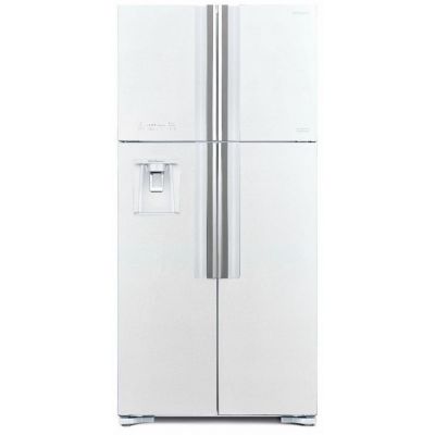 Hitachi | R-W661PRU1 (GPW) | Refrigerator | Energy efficiency class F | Free standing | Side by side | Height 183.5 cm | Fridge net capacity 396 L | Freezer net capacity 144 L | Display | 40 dB | Gla
