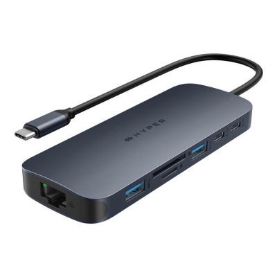 Hyper | HyperDrive EcoSmart Gen.2 Universal USB-C 10-in-1 Hub with 140 W PD3.1 Power Pass-thru | Ethernet LAN (RJ-45) ports 1 | HDMI ports quantity 1
