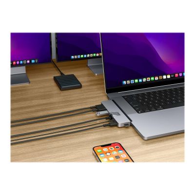 Hyper | HyperDrive DUO PRO 7-in-2 USB-C Hub for MacBook Air/Pro 2016-2020 | Ethernet LAN (RJ-45) ports 1 | HDMI ports quantity 1