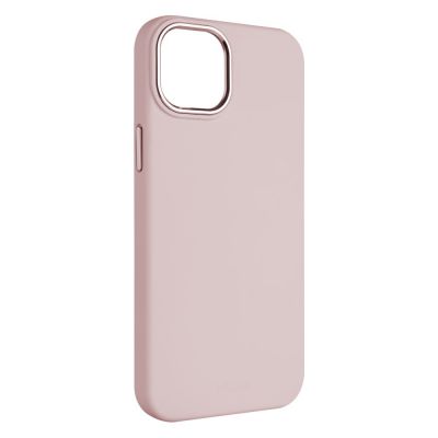Fixed | MagFlow | Back cover | Apple | iPhone 15 | Liquid silicon | Pink