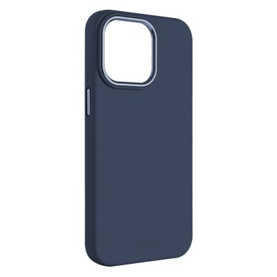 Fixed | MagFlow | Back cover | Apple | iPhone 15 Pro | Liquid silicon | Blue