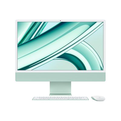 Apple iMac 24 4.5K Retina, Apple  M3 8C CPU, 10C GPU/8GB/256GB SSD/Green/INT | Apple