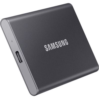 External SSD|SAMSUNG|T7|4TB|USB 3.2|Write speed 1000 MBytes/sec|Read speed 1050 MBytes/sec|MU-PC4T0T/WW