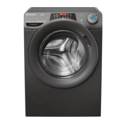 Candy | Washing Machine with Dryer | ROW 4966DWRR7-S | Energy efficiency class D | Front loading | Washing capacity 9 kg | 1400 RPM | Depth 58 cm | Width 60 cm | Display | TFT | Drying system | Dryin