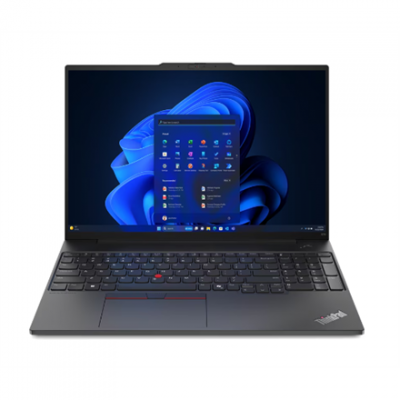 Lenovo | ThinkPad E16 | Black | 16 " | IPS | WUXGA | 1920 x 1200 pixels | Anti-glare | Intel Core U7 | 155H | 16 GB | SO-DIMM DDR5 | Solid-state drive capacity 512 GB | Intel Arc Graphics | Windows 1