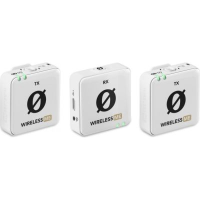 Rode juhtmevaba mikrofon Wireless ME Dual, valge