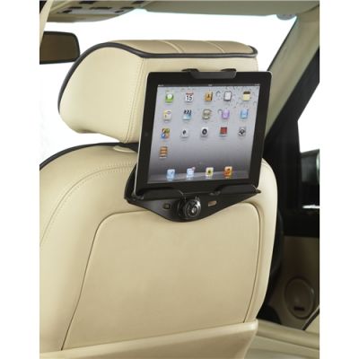 Targus | Universal In Car Tablet Holder | * BOA closure system allows you to quickly adjust and secure the cradle to fit virtually any tablet* Adjustable strap fits onto all types of car headrests* C
