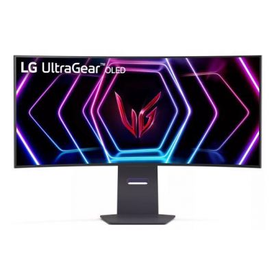 Monitor|LG|39GS95QE-B|39"|Gaming/Curved/21 : 9|Panel OLED|3440x1440|21:9|240Hz|Matte|0.03 ms|Swivel|Height adjustable|Tilt|Colour Black|39GS95QE-B
