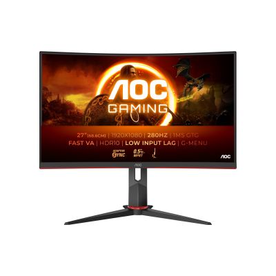 AOC C27G2Z3/BK | 27 " | VA | FHD | 16:9 | 280 Hz | 1 ms | 1920 x 1080 pixels | 300 cd/m | HDMI ports quantity 2 | Warranty 36 month(s)