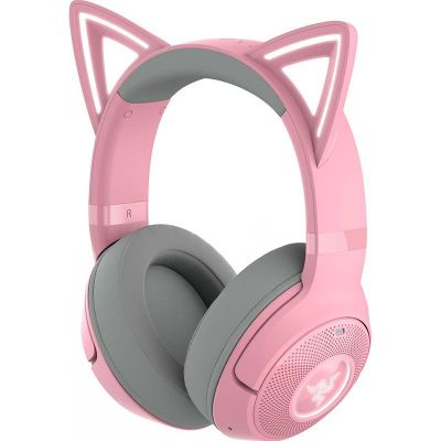 Juhtmevaba Peakomplekt Razer Kraken Kitty BT V2, roosa